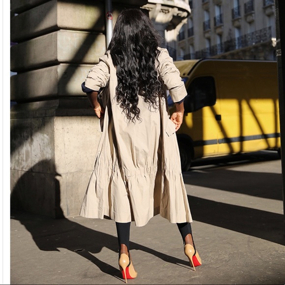 COS Bubble bottom trench coat - Picture 5 of 10